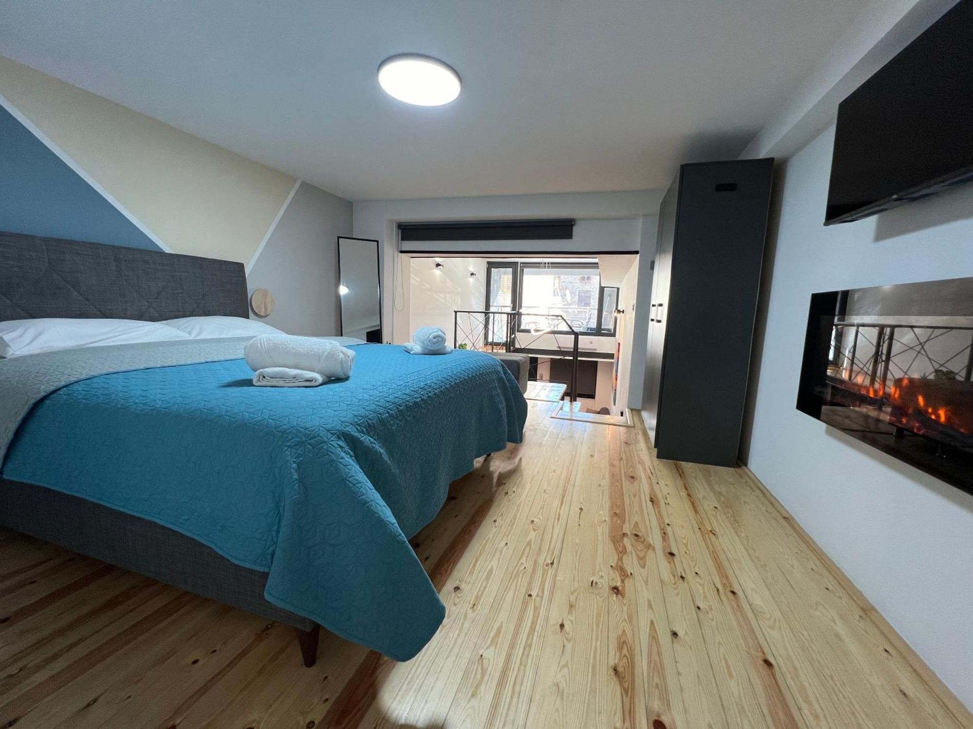 City Center Loft With Private Parking Kavala Buitenkant foto